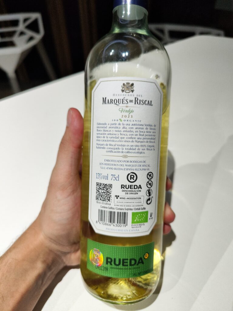 Comprar Vino Marques de Riscal Verdejo